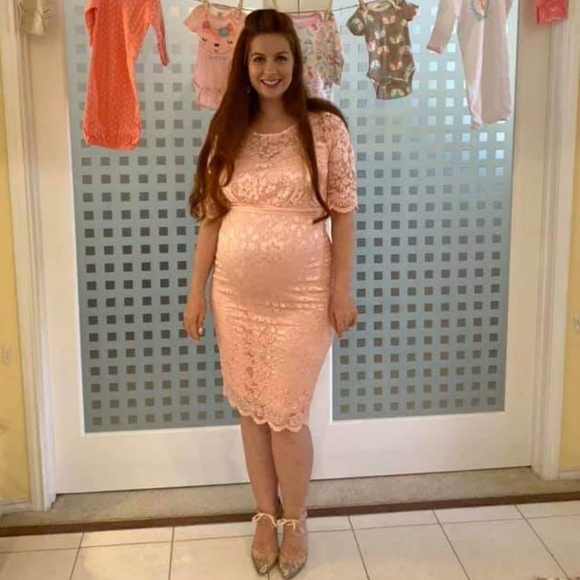 Hello MIZ Dresses & Skirts - Lace Maternity Dress - Classy & Comfortable